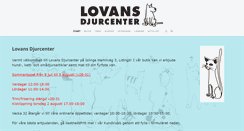 Desktop Screenshot of lovansdjurcenter.com