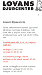 Mobile Screenshot of lovansdjurcenter.com